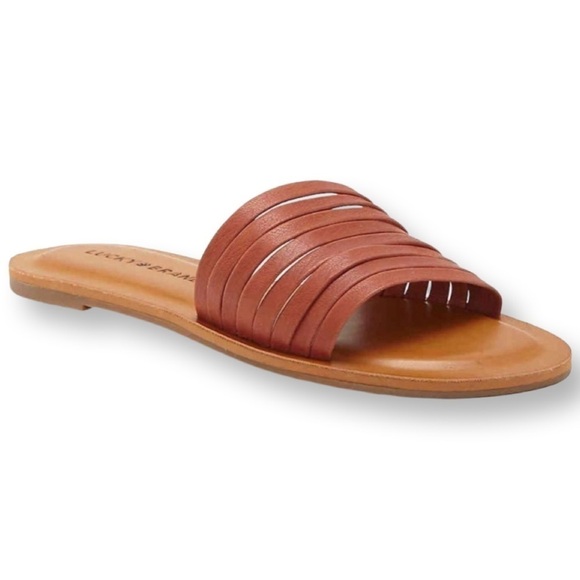 Lucky Brand LALICO Brown Slide Sandal | Size 7 - Picture 1 of 6